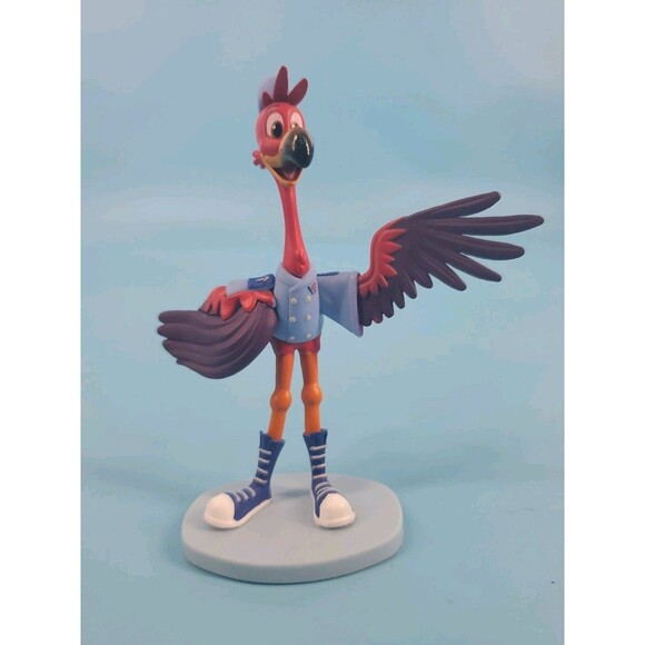 Disney Junior TOTS Tiny Ones Transport Service Freddy the Flamingo Cake Topper - Picture 2 of 8